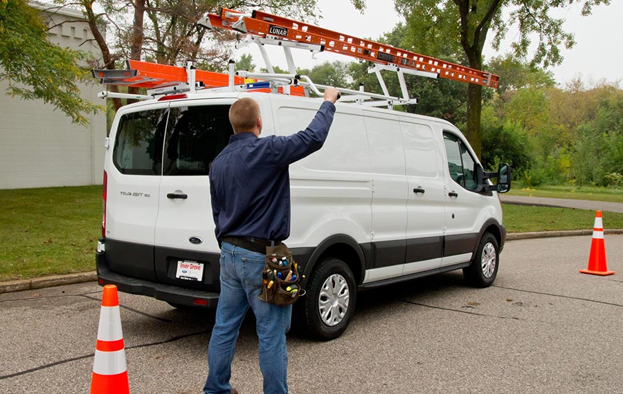 Ergonomic Ladder Rack