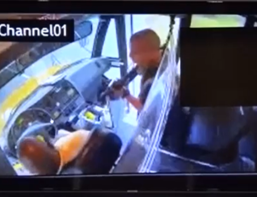 Safe Fleet Video Surveillance Captures Heroic Bus Driver Protecting Students from Hijacker