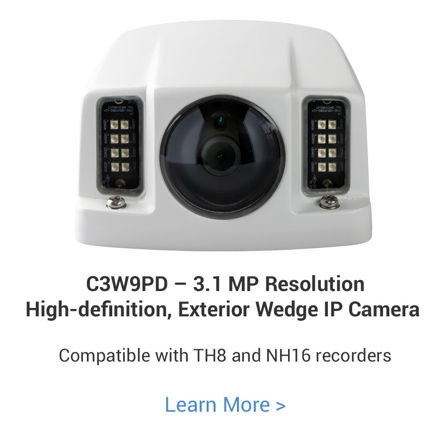 C3W9PD High-definition Exterior Wedge IP Bus Camera