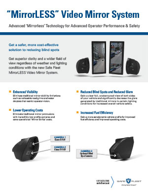 Thumbnail for “MirrorLESS” Video Mirror System Spec Sheet