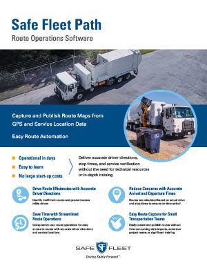 Thumbnail for Safe Fleet Path for Waste & Recycling