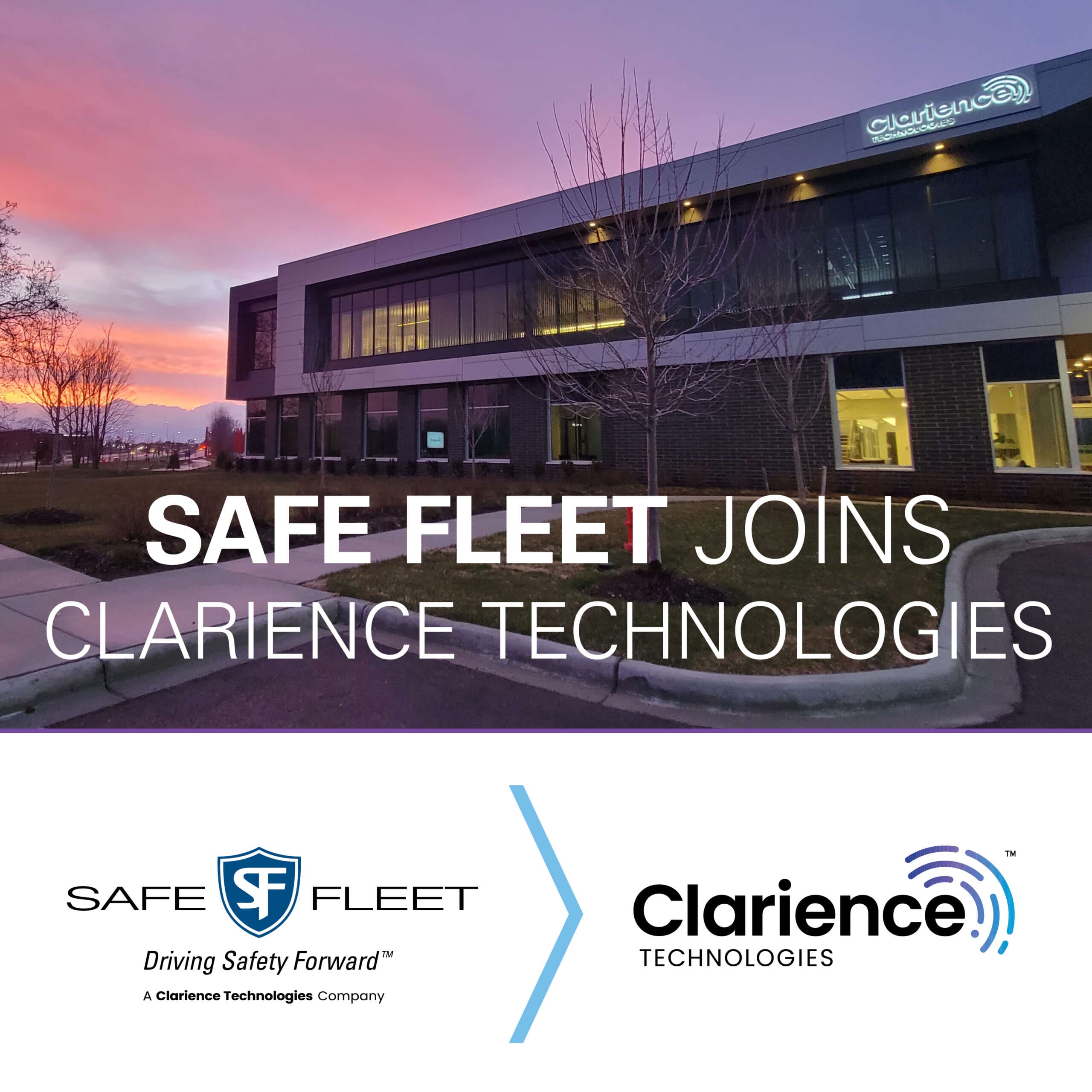 Safe Fleet joins Clarience Technologies