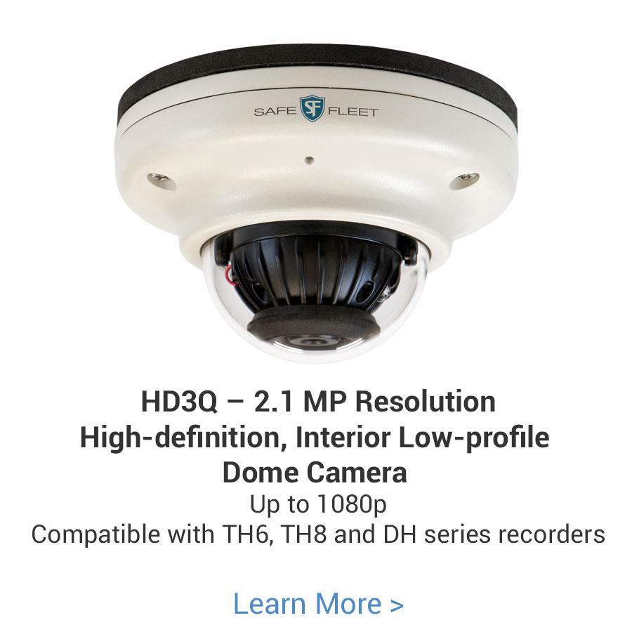 HD3Q High-definition Interior Dome Camera for Buses