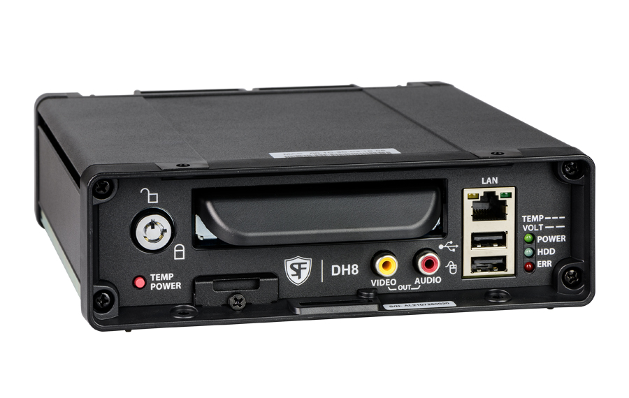 DH8 8-Channel HD Recorder for Vehicles and Buses
