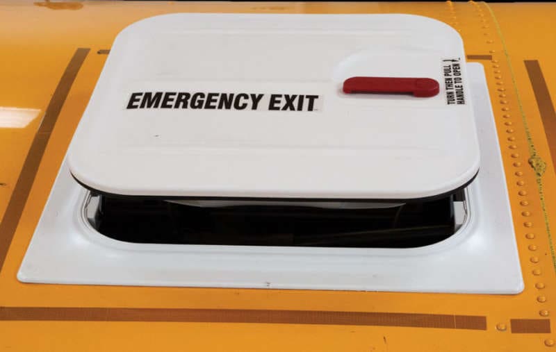 School Bus Roof Hatches & Emergency Exits | Safe Fleet